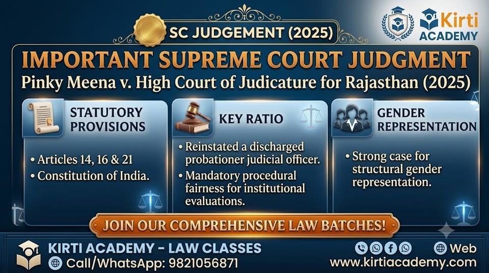 Kirti Academy Judiciary Classes